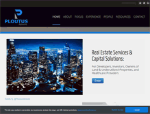 Tablet Screenshot of ploutusadvisors.com